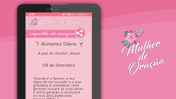 Mulher de Oração android App screenshot 2